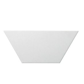 Code White Trapezoid Smooth - porcelain tile